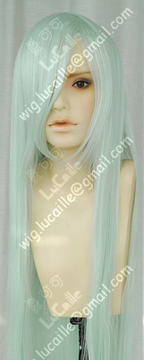 taobao agent Green universal wig, straight hair, cosplay