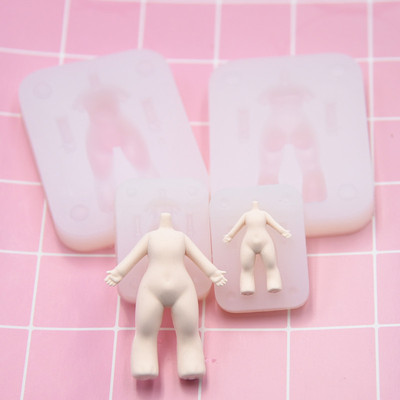 taobao agent Ultra light silica gel proportional minifigure, doll, silicone mold, ultra light clay