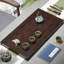 Kung Fu Tea Set Special Ebony Tea Tray Whole solid wood rectangular home tea stand simple tea sea tea tray