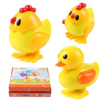 Can run and jump childrens winding toys small yellow chicken duck baby winding baby boys and girls 0-6 years old puzzle