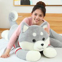Shiba Inu doll Long pillow Cute dog plush toy doll Super cute girl bed holding sleeping ragdoll