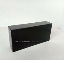Solid black ink crystal glass brick does not fade in color 200 100 50 accept customization