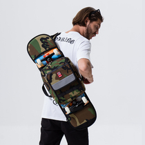 mackar skateboard bag double rocker shoulder camouflage back scooter bag electric skateboard tidal shoulder backpack