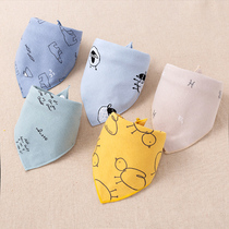 Think more about my baby spat towel newborn pure cotton waterproof surrounding mouth hood male girl scarf scarf scarf baby triangle towel