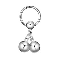 Fashion sexy puncture jewelry imported titanium steel earrings milk ring Korean body ring PA ring Yin ring bell