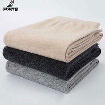 Italy rich collar 100% pure goat cashmere pants men and women thin seamless leggings thick autumn and winter warm pants