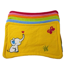 Little elephant baby pillow pillow case cotton cartoon children buckwheat extended fixed pillow anti-deflection head 0-1-3-6 years old
