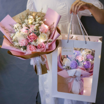 Birthday gift female star forget me do not forget me dry bouquet rose Forever Flower to send girlfriends go heart graduation photo