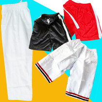 Taekwondo shorts custom trousers of adult red black and blue and white sports net eye speed dry T-shirt print clothing