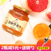 2 bottles of 28 8 yuan flower Saint honey grapefruit tea sauce 480g Korean flavor water jam tea bubble drink
