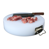 Antibacterial and mildew-proof round chopping board thickened household plastic size cutting board chopping board chopping meat Pier knife board chopping board