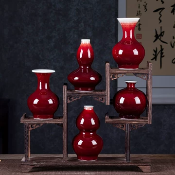 郎窑红釉陶瓷花瓶-郎窑红釉陶瓷花瓶促销价格、郎窑红釉陶瓷花瓶品牌- 淘宝