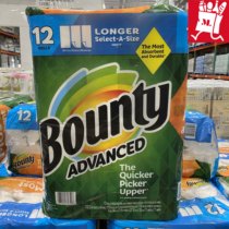 US imported (Bounty bangting) household kitchen paper towel 12 rolls Shanghai costco