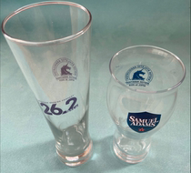 2018 2019 Boston marathon Memorial Water Glass Beer glass