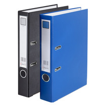 Qi Xin folder A205 35mm punch folder Half-wrapped plastic folder 2 inch file folder