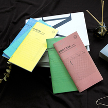 kinbor hand book horse nail loose-leaf book detachable notebook day plan week plan this meeting record day book