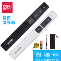 Del 2802 slide page Pip remote control pen free mail multi-function Media Universal with infrared teacher learning speech class computer projector Laser stick indicator usb receiver
