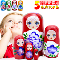 Story Series 5 layers Russian sets of dolls log sets baby group purchase Russian traditional classic models