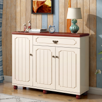 Eurostyle multifunction storage trim cabinet shoe cabinet minimalist modern Mediterranean style American country door hall cabinet