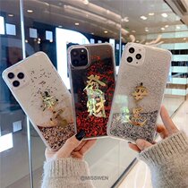 New year luxury quicksand rich rich text iPhone12 xr xsmax X Apple 11 anti-fall tide 8Plus
