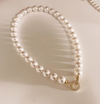 Joie Big Point Architect Pearl Necklace 10mm 12mm length can be customized