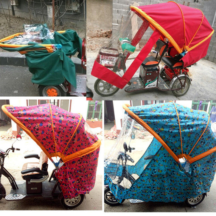  58 90 Electric Tricycle Awning Rain Shelter Awning Folding Awning Electric Tricycle Awning 