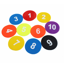 Sign disc Digital obstacle ball support logo sign Butterfly Pier pad pile roadblock football training equipment sign plate