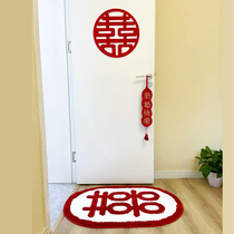 Wedding House Placement Suit Wedding Gift decoration New room door Bedroom Living room Mens and womens square door handles hanging Pendant accessories