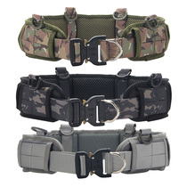 Night camouflage cobra buckle quick release belt Waist cover molle suspension suit breathable wear-resistant training belt