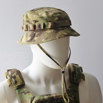 British Army short version camouflage Penney hat Tactical narrow cornice round edge hat Outdoor sunscreen breathable MC camouflage camouflage hat