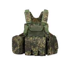 New Russian little green man EMR camouflage tactical vest Russian army vest MOLLE sub-pack detachable tactical vest