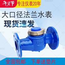Ningbo Yongshuo cast iron rotor screw wing flange water meter detachable wet cold water meter DN50 65 80 100