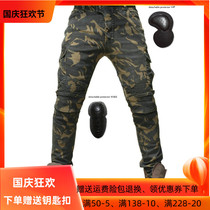 New autumn and winter camouflage casual Harley locomotive jeans motorcycle riding jeans locomotive racing pants