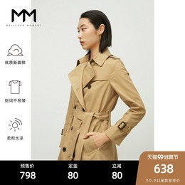 (99 pre-sale) MM Mam 2021 New trench coat female spring and autumn Khaqi classic British long coat