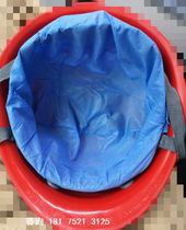 Disposable helmet lined with non-woven fabric sweat-absorbing breathable helmet liner sanitary cap head cover White Blue