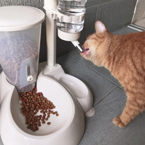 Kitty Automatic Feeder Two-in-one Fed Cat Machine Fixed Point Pitcher Large Capacity Cat Drinking Water to feed the cat