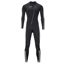 Large size zipper 3mm diving suit one-piece thick surf clothes long sleeve cold snorkeling clothes winter swimming swimsuit men warm