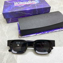 European and American Chaude rhude Ken beans Tongan sunglasses Men and women The small frame plates Fashion Hip Hop Trendy Sunglasses