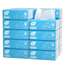 Plant protection log paper 40 boxes 4-layer toilet paper household soft paper napkin high quality whole box paper