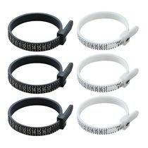 Meto circle British plastic measurement with finger ring ring number ring hand inch finger circumference size measurement ring soft ruler