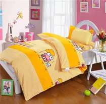 Kindergarten quilt three-piece set Six-piece set with core baby baby nap quilt thick cotton childrens quilt