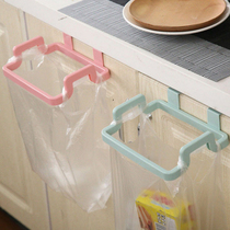 Kitchen door back type portable garbage bag bracket door rear rag hanger garbage bag bracket kitchen door hanging bracket