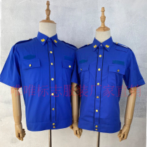 Factory direct sales custom city work clothing short-sleeved shirt jacket summer pants skirt security property clothing