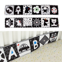 Baby bed around black and white storytelling