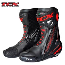 Italy imported TCX motorcycle track boots long motorcycle riding boots anti-drop wear-resistant racing boots mens spot