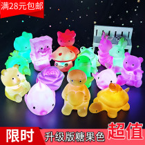 Yiwu Luminous Toy Night Market stall Ring ring luminous colorful night light childrens push wholesale stall supply