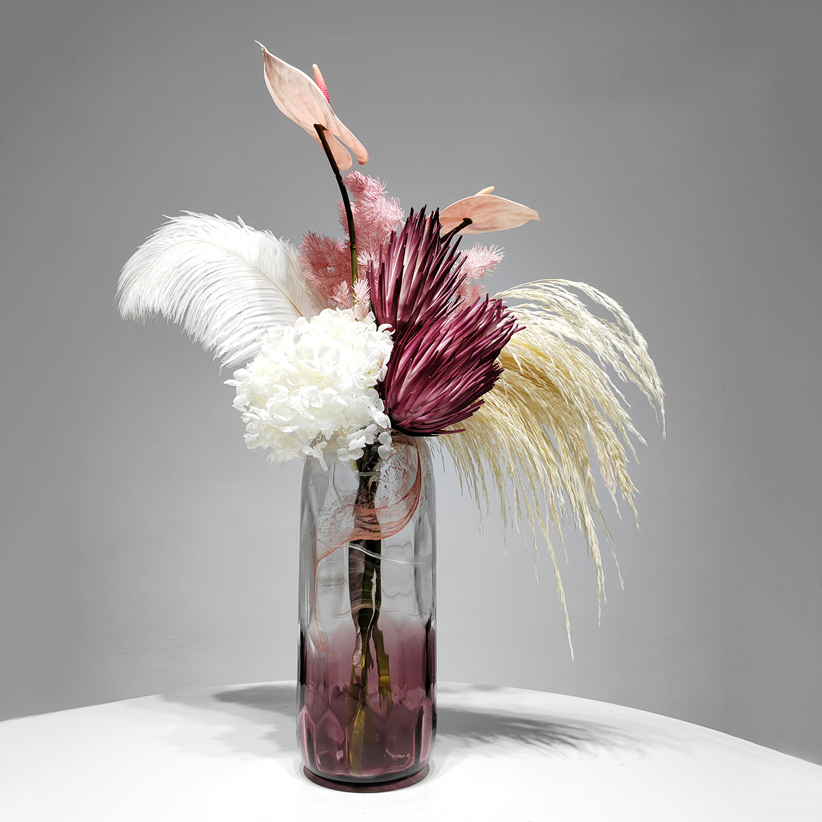 モダンライト豪華な雰囲気模擬花瓶装飾フェイクフラワー花装飾寝室リビングルームテーブル装飾