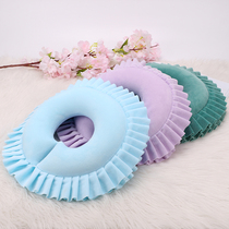  Baby velvet baby lying pillow face pad U-shaped neck pillow core Removable and washable massage face pillow Latex memory foam