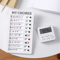 Timer childrens special learning self-discipline time management schedule writing homework students habit to develop punch card device