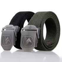 Nylon canvas armed belt camouflage training suit S belt accessories belt extension and widened automatic buckle tactical belt